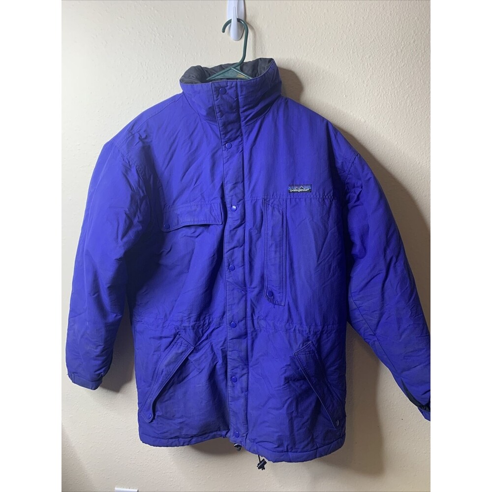 Patagonia Womens Fleece Lined Jacket Size Vintage 70s Full Zip - Medium - Purple